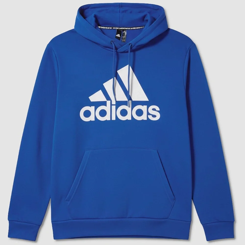 Adidas Big Logo Hoodie - NWT Mens‎ Size Medium Royal / White - #45534-FL3*
